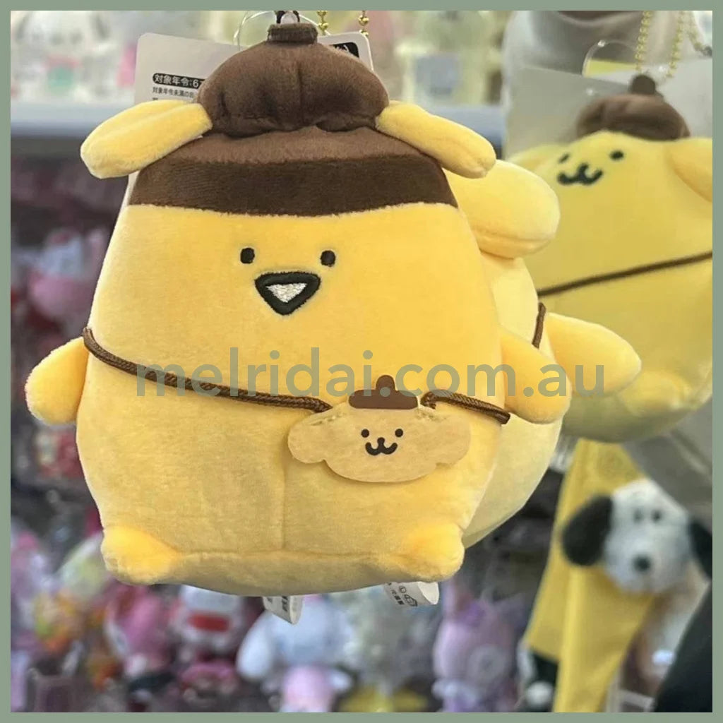 Obungupr X Pompompurin | Mascot Holder Keychain H13×W13×D10Cm