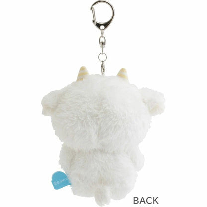 SAN-X | Yorisoi Pokanto Mini Hanging Plush Keychain Bag Cham Mascot Holder with Carabiner 105 x 95 x 50 mm (Pokantotan
