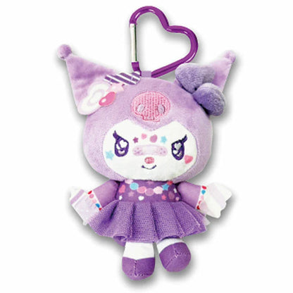 SANRIO | Kuromi Plush Keychain Bag Charm Mascot Holder 150 x 100mm (Decora)