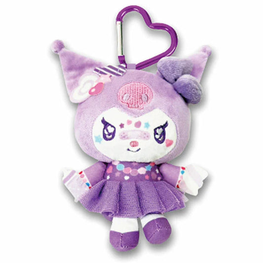 SANRIO | Kuromi Plush Keychain Bag Charm Mascot Holder 150 x 100mm (Decora)
