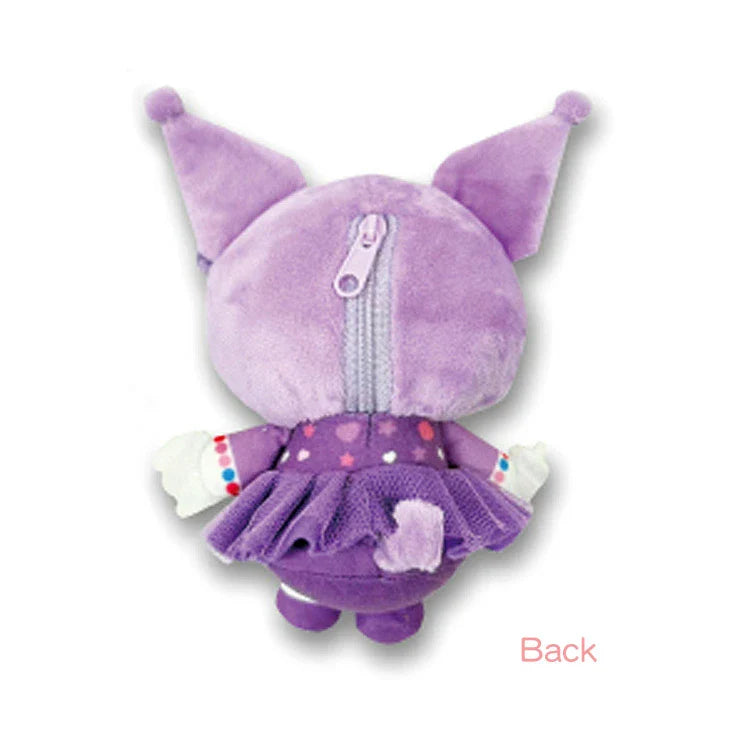 SANRIO | Kuromi Plush Keychain Bag Charm Mascot Holder 150 x 100mm (Decora)