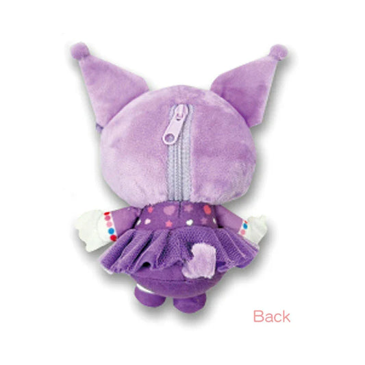 SANRIO | Kuromi Plush Keychain Bag Charm Mascot Holder 150 x 100mm (Decora)