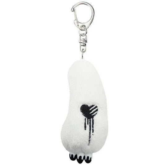 Gloomy Bear | Arm Mascot Plush Keychain Holder Bag Charm 97ｍｍ x 38ｍｍ x 28ｍｍ (White)