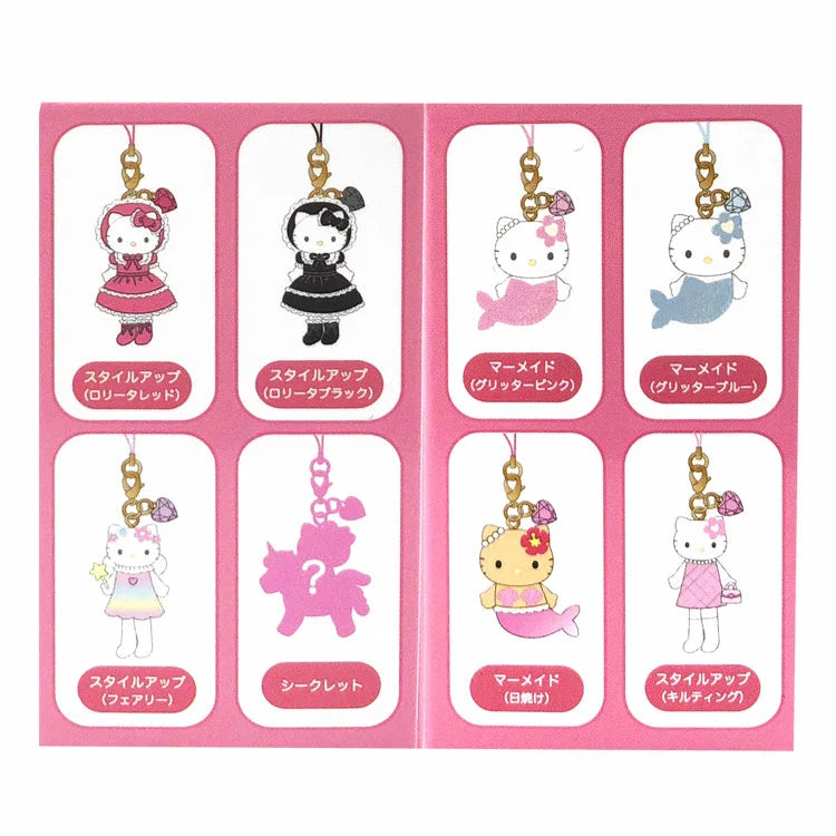 SANRIO | Hello Kitty Secret Trading Mascot Phone Strap Keychain Blind Box 4×3.5cm Vol.3 (Style up Ver.) order 8 for a