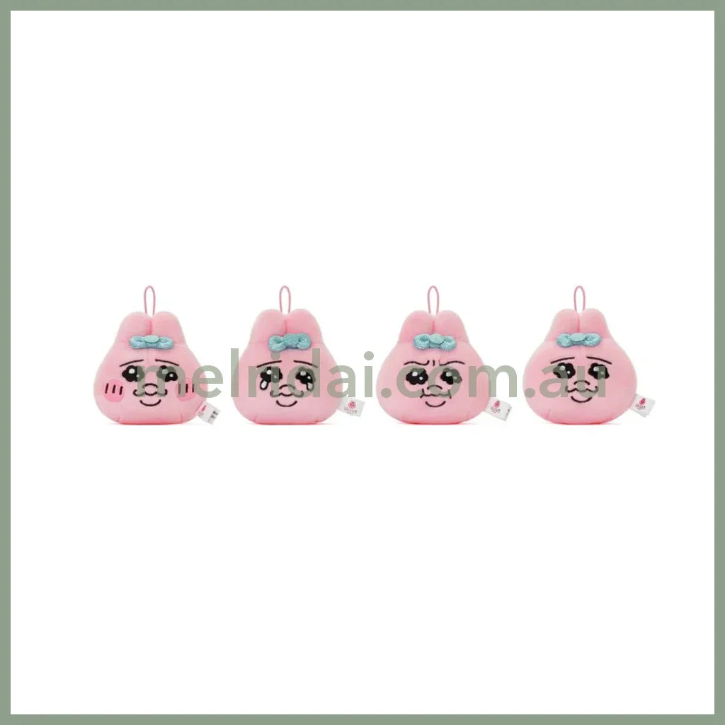 Opanchu Usagi | Punkyu Rabbit Face Keyring (8 Types Random) 7.3 X 7.2.48Cm