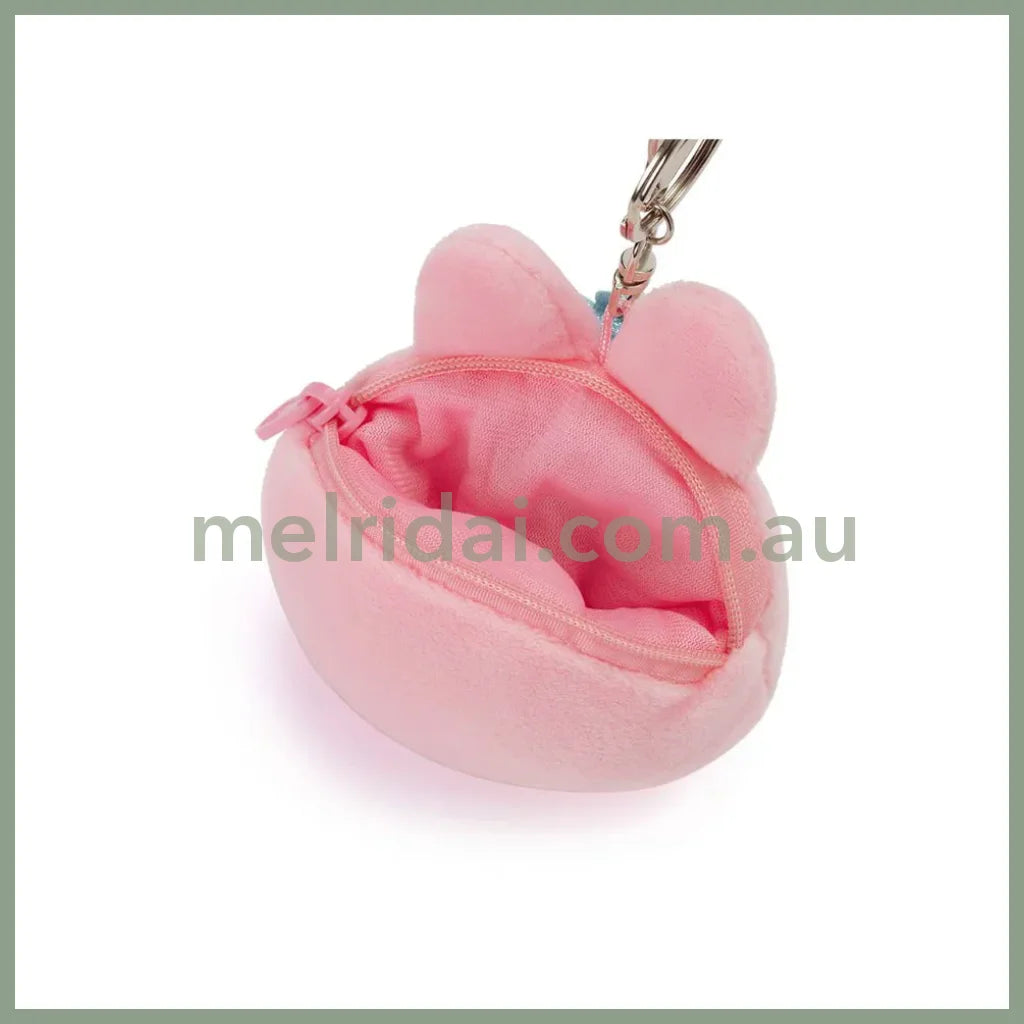 Opanchu Usagi | Punkyu Rabbit Face Pouch Keyring 10.2 X 9.4 5.3Cm (B Version)