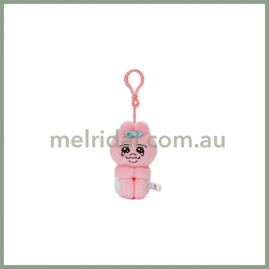Opanchu Usagi | Punkyu Rabbit Sitting Plush Keychain 5.7 X 10.3 6.9Cm