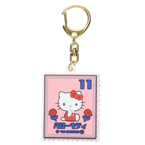 SANRIO | Retro Stamp Rubber Keychain 45x105x7mm (Hello Kitty)