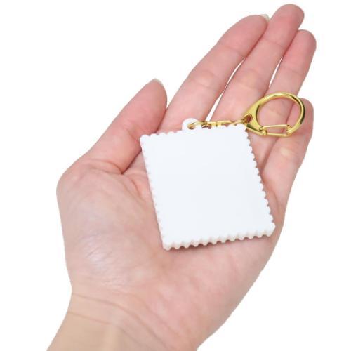 SANRIO | Retro Stamp Rubber Keychain 45x105x7mm (My Melody)