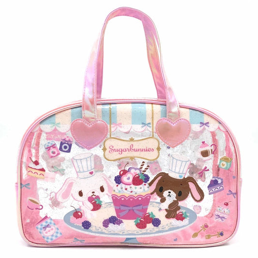 SPINNS x SANRIO | Sugarbunnies Clear Bag Pink 220x310x115mm