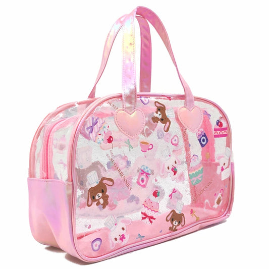 SPINNS x SANRIO | Sugarbunnies Clear Bag Pink 220x310x115mm