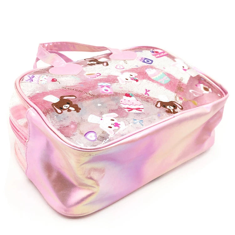 SPINNS x SANRIO | Sugarbunnies Clear Bag Pink 220x310x115mm