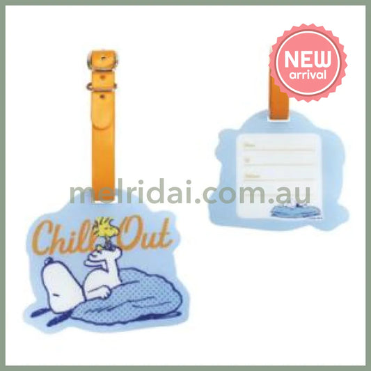 PEANUTS | Snoopy Acrylic Luggage Tag H82×W98×D3mm (Chill Out)