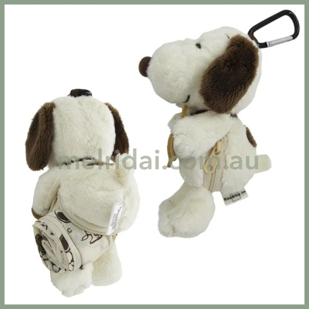 PEANUTS | SNOOPY and Teddy Bear Eco Shopping Bag Mascot Holder Keychain 90×180×100mm