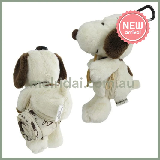 PEANUTS | SNOOPY and Teddy Bear Eco Shopping Bag Mascot Holder Keychain 90×180×100mm