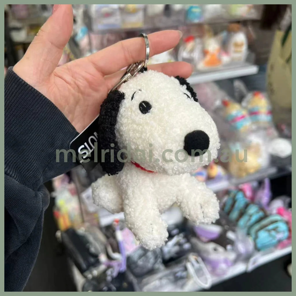 PEANUTS | Snoopy Bag Charm Plush Keychain 105×130×140mm (Sitting)