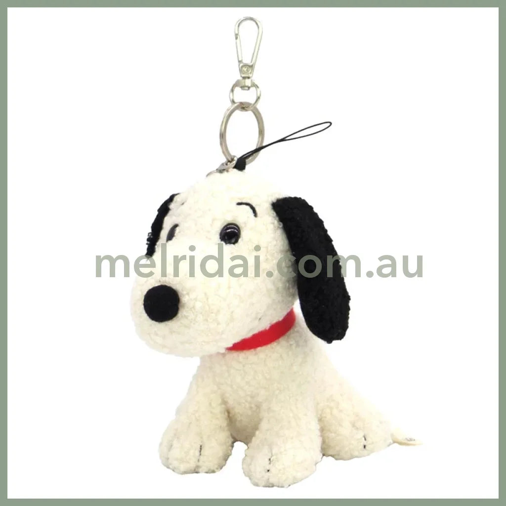 PEANUTS | Snoopy Bag Charm Plush Keychain 105×130×140mm (Sitting)
