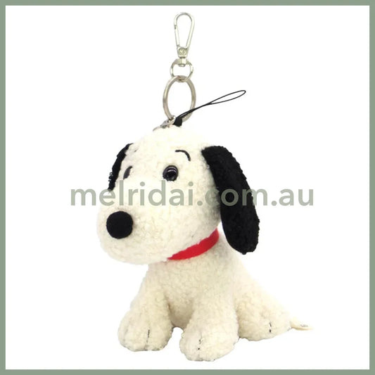 PEANUTS | Snoopy Bag Charm Plush Keychain 105×130×140mm (Sitting)