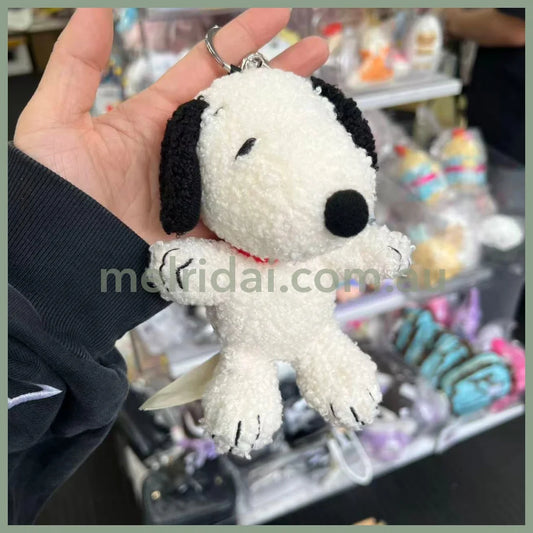 PEANUTS | Snoopy Bag Charm Plush Keychain 160×115×100mm (BK)