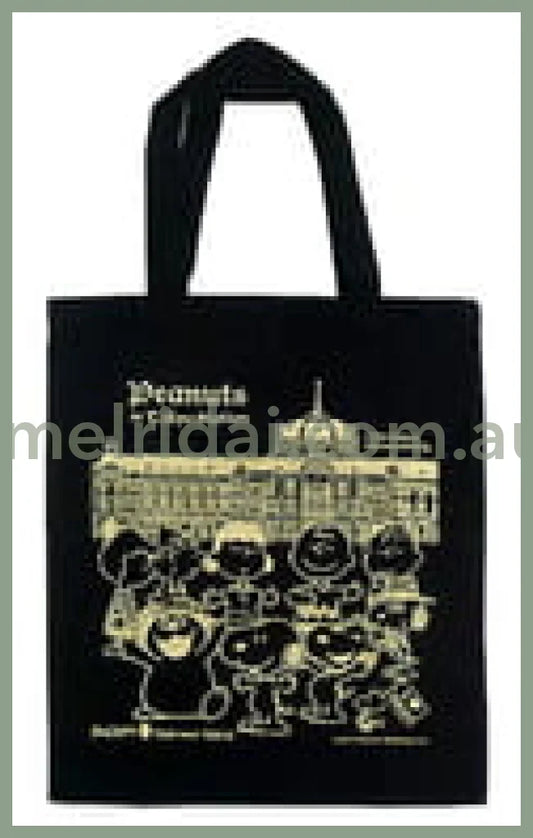 PEANUTS | SNOOPY Black Tote Bag (Tokyo Station Limited) 黑色