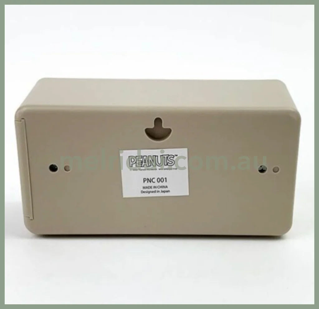 Peanutssnoopy Clock Pata-Pata Beige 9.3*17.6*6.9Cm