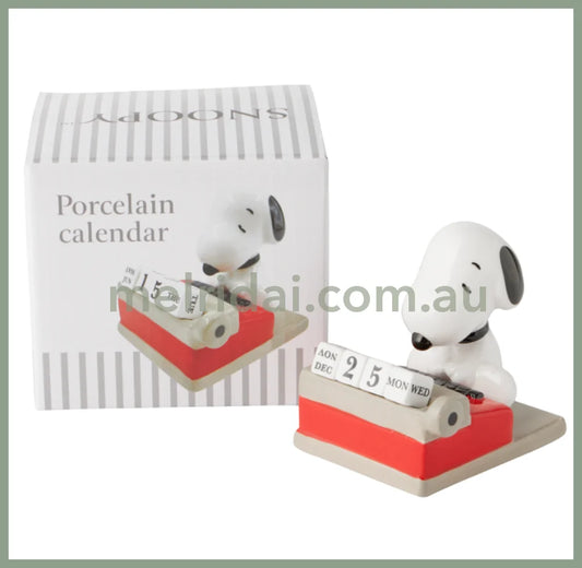 Peanuts | Snoopy Desk Perpetual Calendar Typewriter