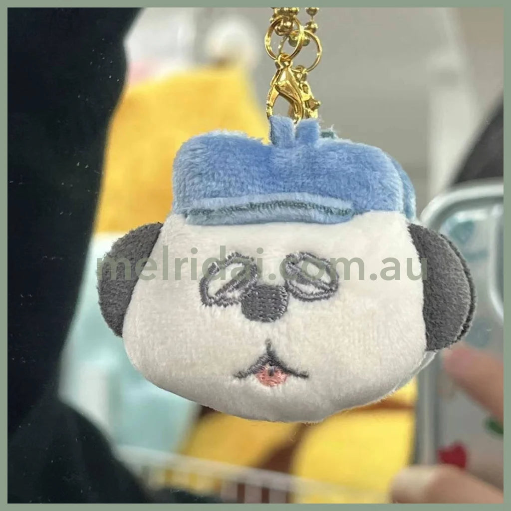 Peanuts | Snoopy Face-Shaped Mini Plush Keychain Mascot 4Cm Olaf 奥拉夫