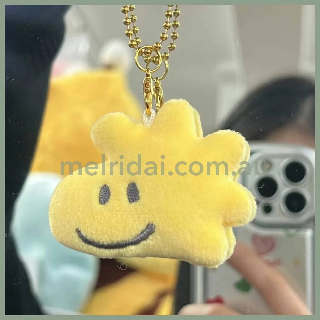 Peanuts | Snoopy Face-Shaped Mini Plush Keychain Mascot 4Cm Woodstock 糊涂塌客