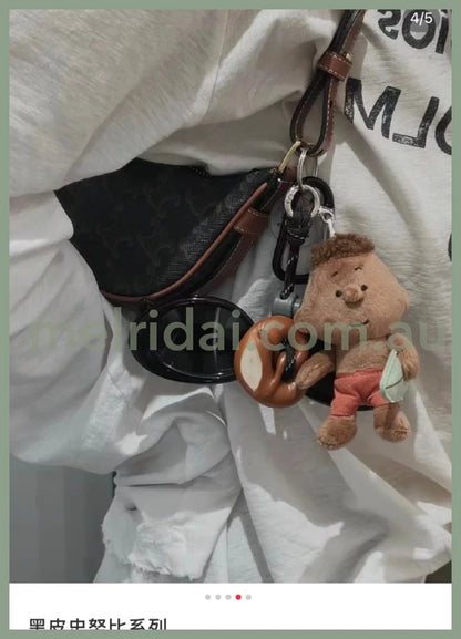 Peanuts | Snoopy Franklin Hawaii Surfing Mascot Holder Plush Keychain Keyring (Limited)