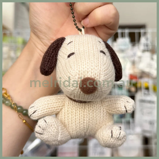 Peanuts | Snoopy Knit Mascot Holder Plush Keychain H9 X W9 D7Cm