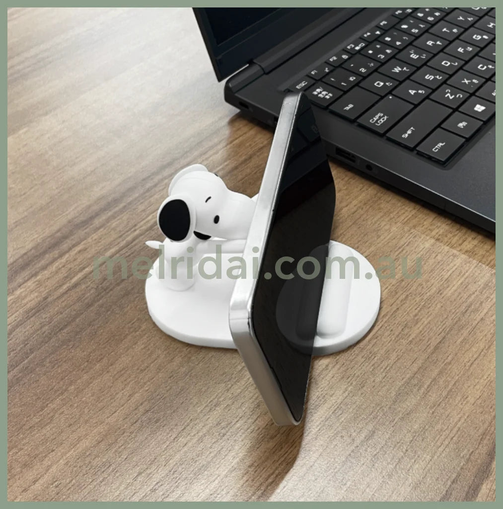 Peanuts | Snoopy Mascot Smartphone Stand H60×W100×D60Mm Pvc Plaza