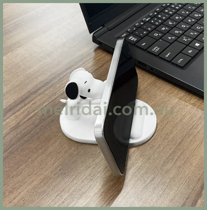 Peanuts | Snoopy Mascot Smartphone Stand H60×W100×D60Mm Pvc Plaza
