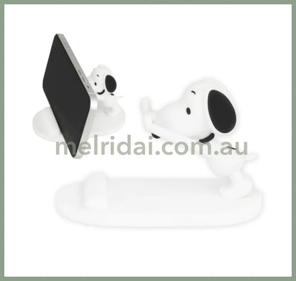 Peanuts | Snoopy Mascot Smartphone Stand H60×W100×D60Mm Pvc Plaza