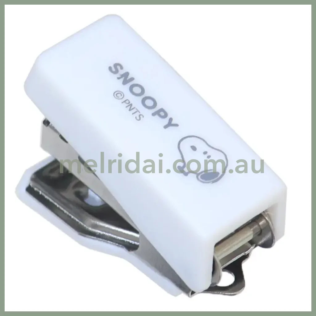 PEANUTS | Snoopy Mini Compact Stapler 38×17×25mm (White Face)