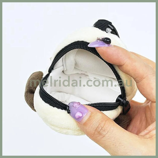 PEANUTS | SNOOPY Mini Pouch Mascot Holder Keychain 85×95×40m (White & Black)