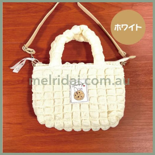 Peanuts | Snoopy Mini Tote Bag Ｈ170×Ｗ290×Ｄ70Cm 史努比 云朵包/手提包/单肩包/托特包/午餐包 White