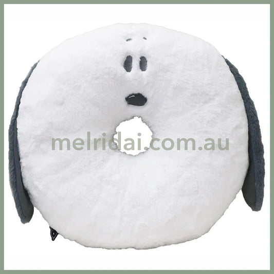 PEANUTS | Snoopy Round Cushion Gray 370x400x100m