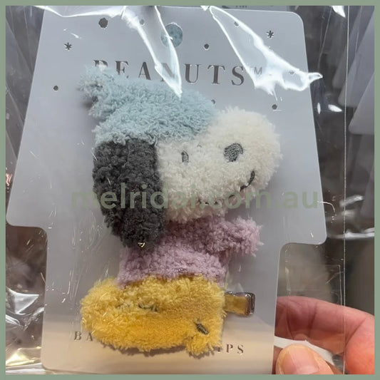 PEANUTS | Snoopy & Woodstock Fluffy Hair Clip Set (Exhibition Limited)