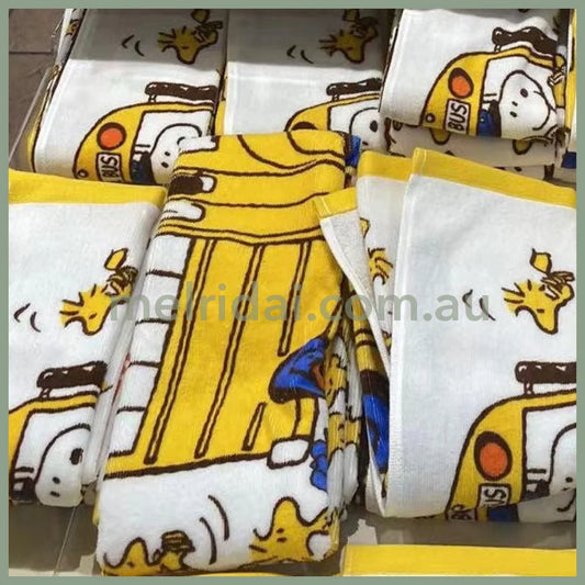 Peanutswoodstock And Friends Go To School Towel 34*80Cm