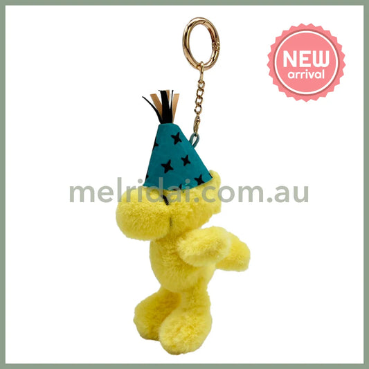 PEANUTS | Woodstock Hat Plush Keychain Bag Charm 12 x 6 x 8cm (75th Party)