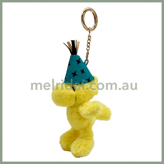 PEANUTS | Woodstock Hat Plush Keychain Bag Charm 12 x 6 x 8cm (75th Party)