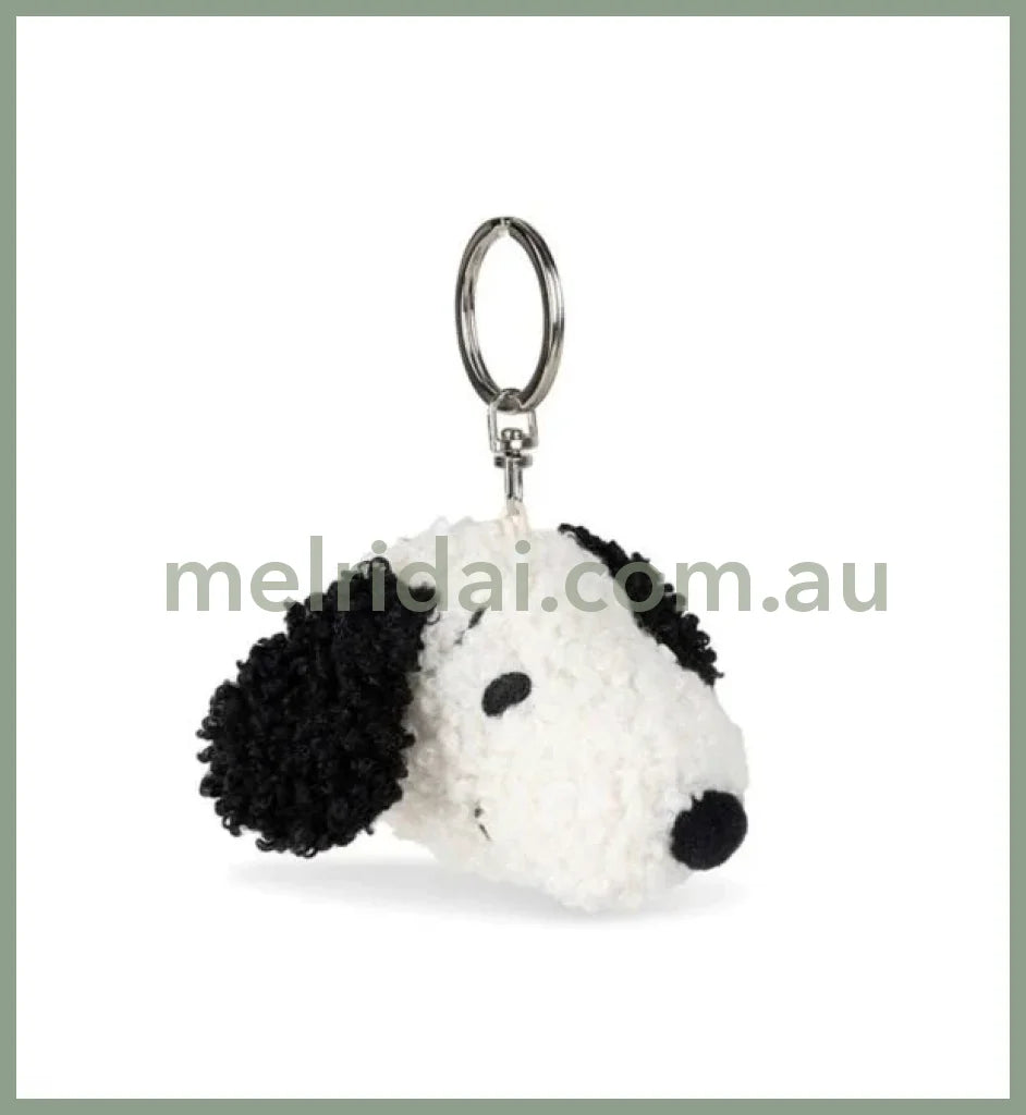 PEANUTS x Bon Ton Toys | Snoopy ECO Tiny Teddy Cream keychain 4.5 cm (Handmade with Love)