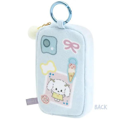 San-X | Ishiyowa-chan Smartphone-style Clear Pouch 145×85×30mm (Can You Defeat Temptation?)