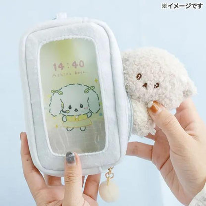 San-X | Ishiyowa-chan Smartphone-style Clear Pouch 145×85×30mm (Can You Defeat Temptation?)