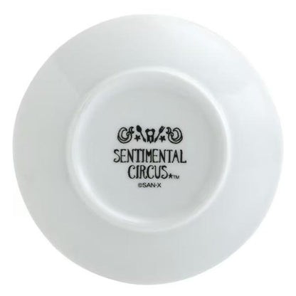 San-X | Sentimental Circus Mini Plate Set 15×Φ100mm (Tonight at the Shirokurokogumaza Tea Salon)
