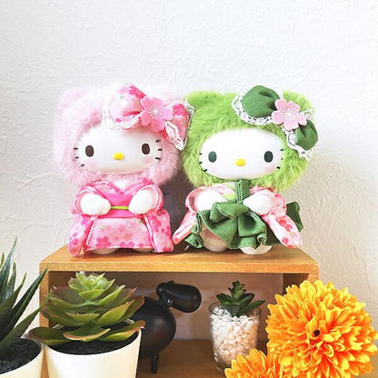 SANRIO | Hello Kitty Fine Face Mini 140x110x70mm (Cherry Blossom Kimono Bear)
