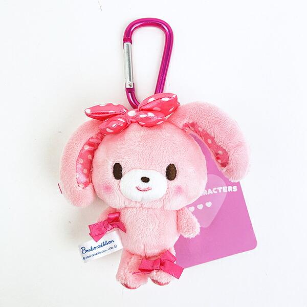 SANRIO | Bonbonribbon Mascot Holder Bag Charm Keychain with Carabiner 105x85x40mm (FUWAKUTA)