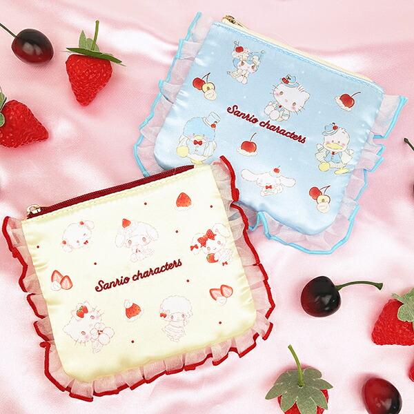 SANRIO | Frill Tissue Pouch 150x120x10mm (Sweet Cake Collection)