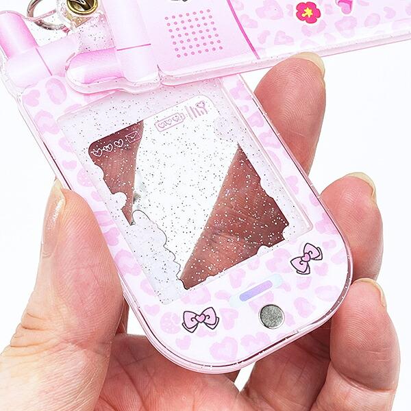 SANRIO | My Melody Style Up Flip Phone Style Acrylic Keychain 90×45×7mm (Gogo Gal Collection)