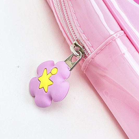SANRIO | My Melody Style Up Flip Phone Style Long Clear Accessory Case with Carabiner 192×80×50mm (Gogo Gal Collection )
